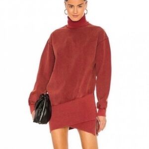 Young Fabulous and Broke NWT Asymmetrical Turtleneck Mini Sweater Dress